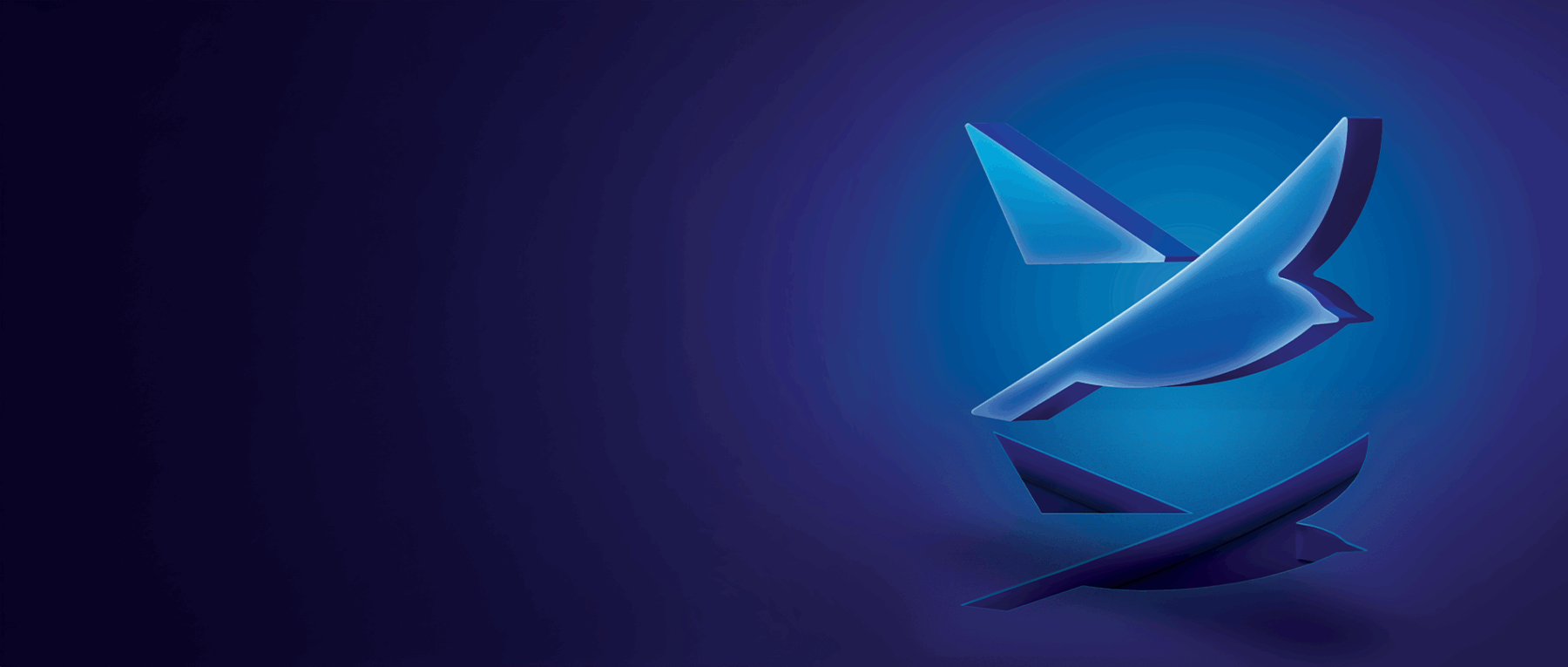 spero logo in dark blue background