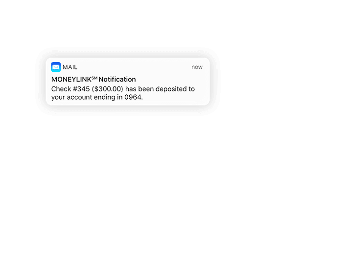 account alert feature