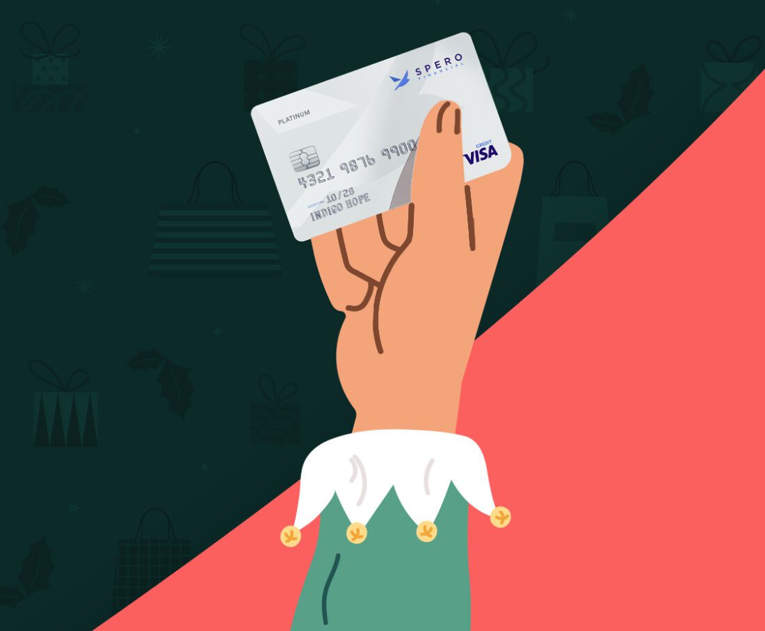 Spero Financial Credit Card cash back rewards illustration